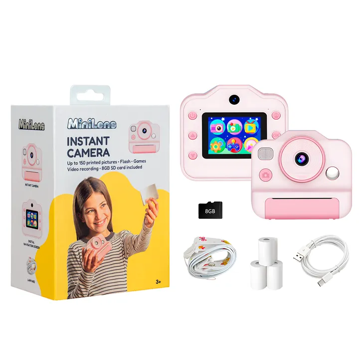 MINILENS Direktbildskamera Rosa