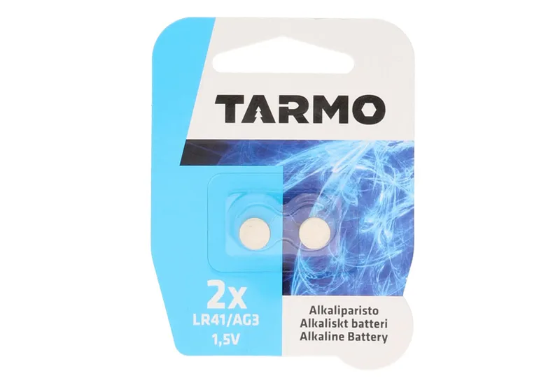 Alkaliska AG3-batterier (LR41) 2-pack