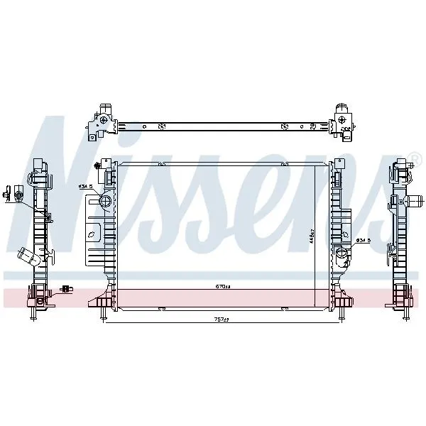Kylare NISSENS 606387