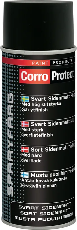 Sprayfärg svart matt 400ml - P48861 - 48861