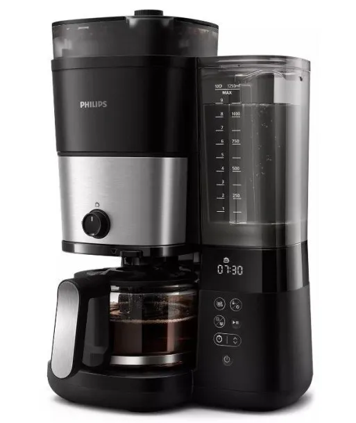Philips All-in-1 Brew HD7900 - Kaffemaskin - 10 koppar - svart/silver