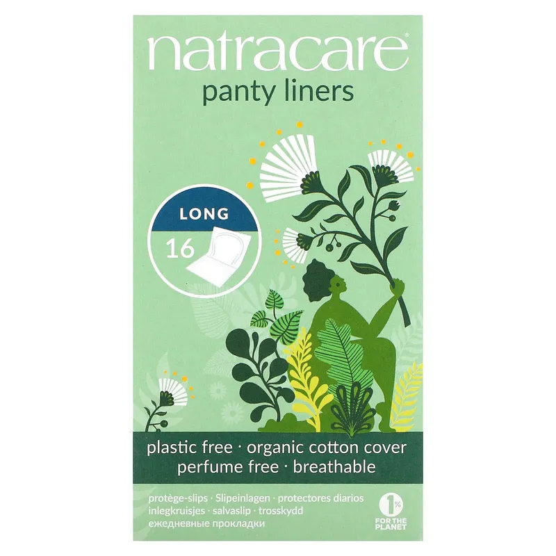 Natracare, Ekologiska trosskydd, Långa, 16-pack