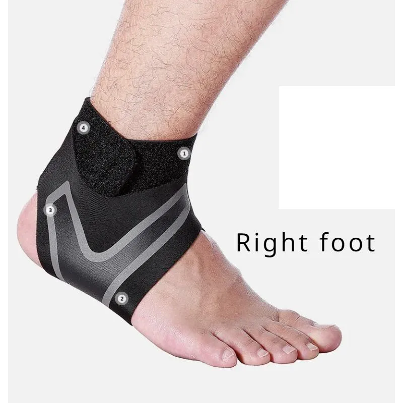 Fotledsskydd Plantar fasciit Fotledsstöd Sportskydd Vrickning Tendonit och häl smärtlindring Fitness XL 44-46