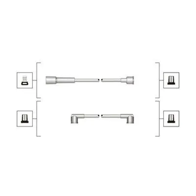 MAGNETI MARELLI 941319170019 Tändkabelsats