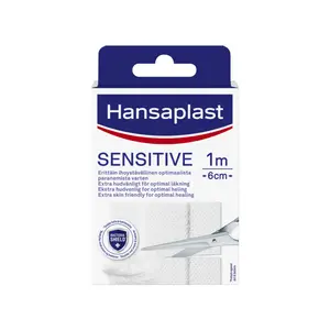 Hansaplast Sensitive 1mx6cm 10 st