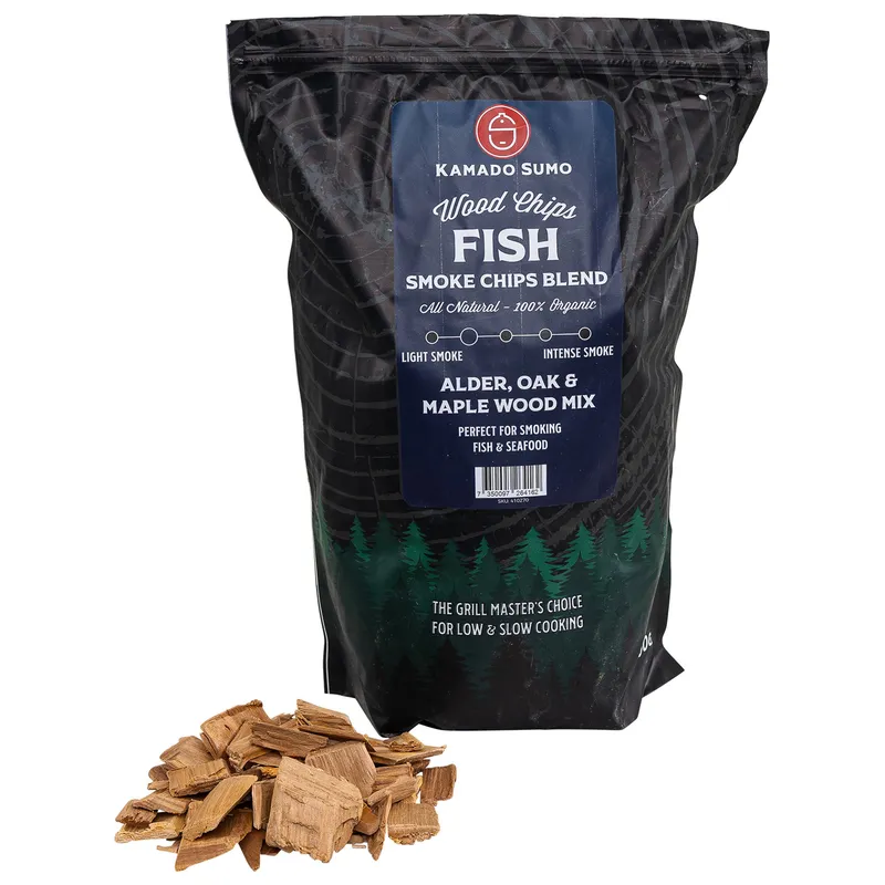 Kamado sumo Fish Blend rökflis 800 g