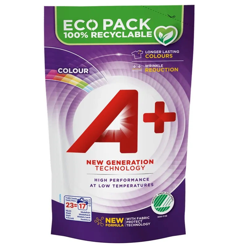 Köp 2 få 20% | Aplus A+ Color Flytande Tvättmedel Refill 920 ml