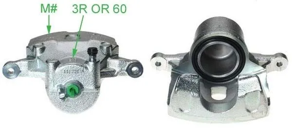 Bromsok BUDWEG CALIPER 344526
