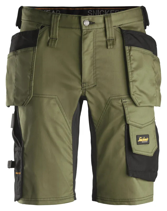 Snickers Workwear 6141 Shorts grön 42