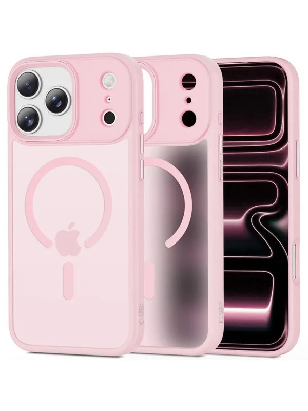 Tech-Protect Mobilskal till iPhone 18 Pro Max/17 Pro Max MagSafe - Matte Rosa