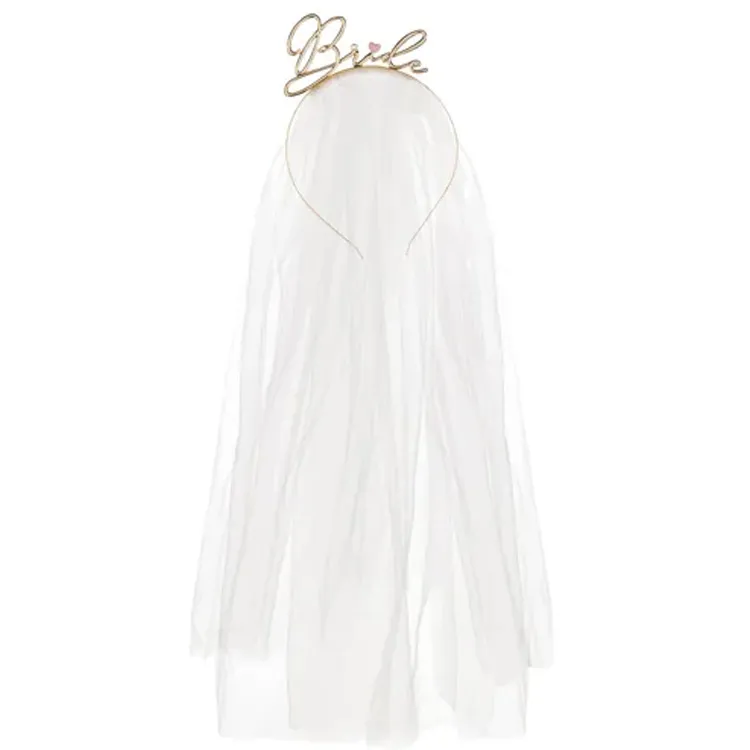 Diadem Med Slöja Bride – One size