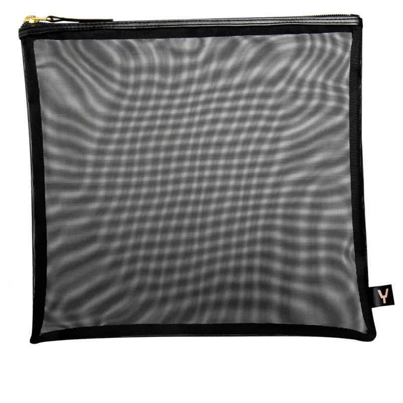 Sense of Youty Mesh Beauty Bag Black Large