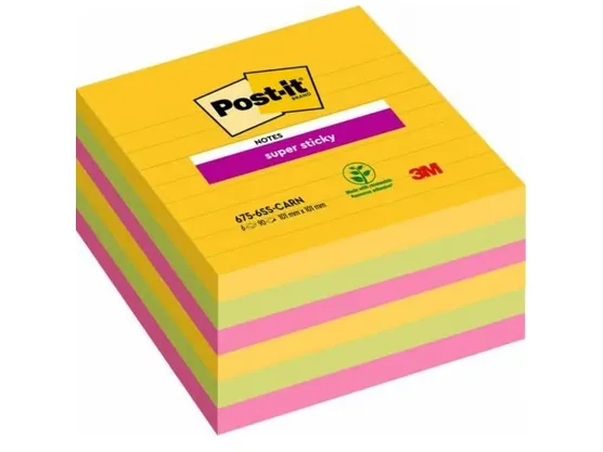 Notes POST-IT SS Carnival 101x101mm 6/fp