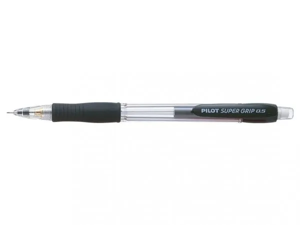 Stiftpenna PILOT SuperGrip 0,5mm svart, 12 st