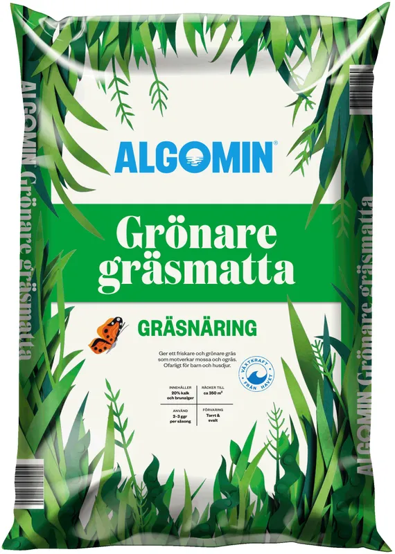 Algomin Grönare Gräsmatta Gräsnäring 13 kg