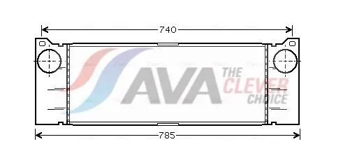 Intercooler AVA COOLING SYSTEMS MSA4371