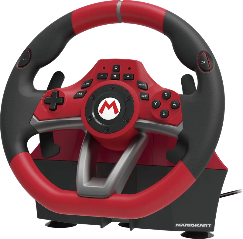 HORI Mario Kart Racing Wheel Pro Deluxe – Wired Controller – Nintendo Switch