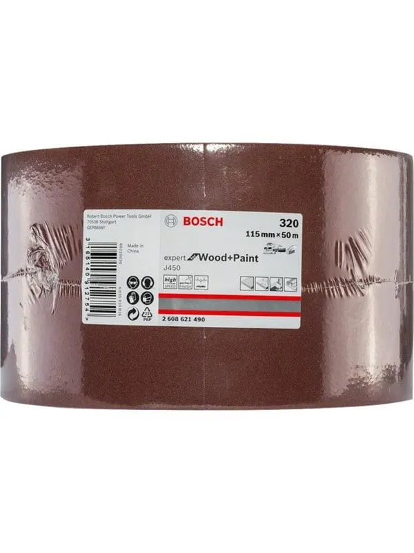 Bosch J450 Expert Sanding Roll K320 50m