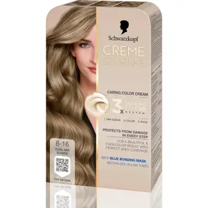 Schwarzkopf Creme Supreme 8-16 Cool Ash Blonde - 1 pcs