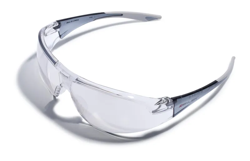 Zekler 31 HC/AF I/O Skyddsglasögon båglös, repskyddad Silver/Grå Indoor/Outdoor lins