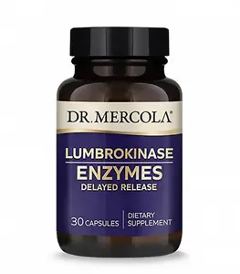 Dr. Mercola, Lumbrokina-enzym, 30 kapslar