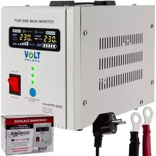Multifunktionell 350W UPS med Färgdisplay