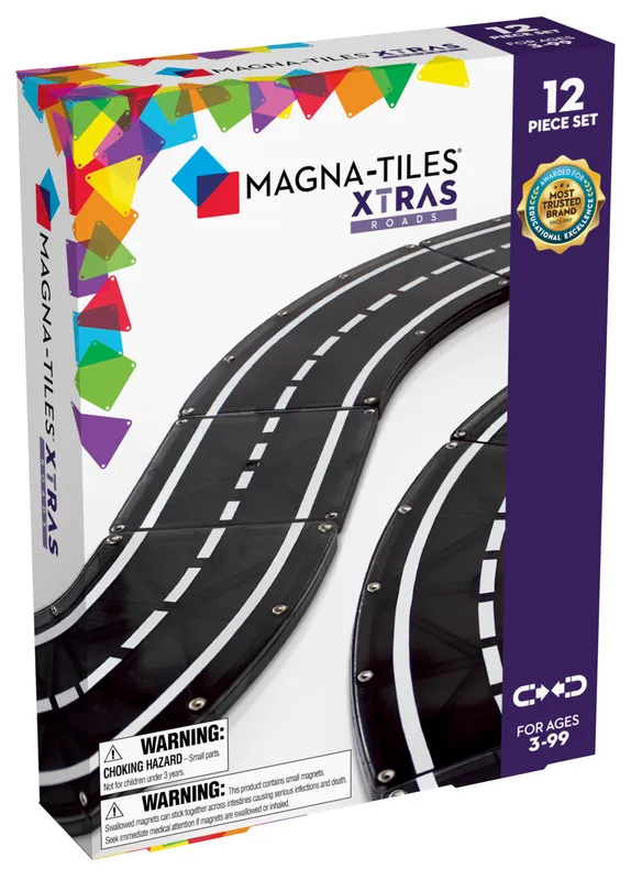 Magnetiska Vägplattor 12 Delar Magna-Tiles