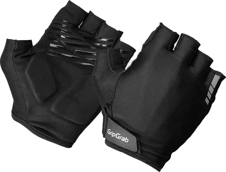 Gripgrab Ride Padded Short Finger Summer Gloves Black (#3608)