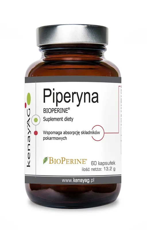 Kenay – Piperine Bioperine Svartpepparextrakt, 60 kapslar