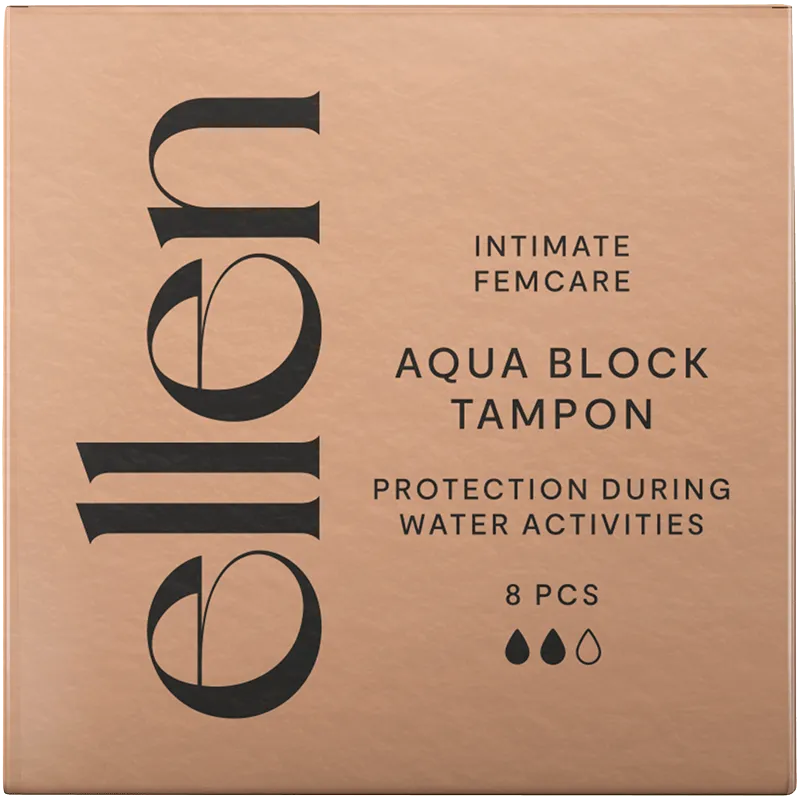 Ellen Aqua Block Tampon 8 pcs