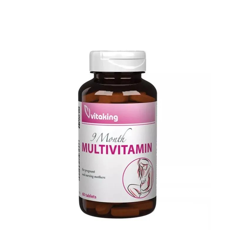 Vitaking - 9 Månaders Multivitamin, 60 Tabletter