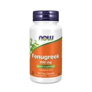 NOW Fenugreek 500 mg 100 vegkapslar
