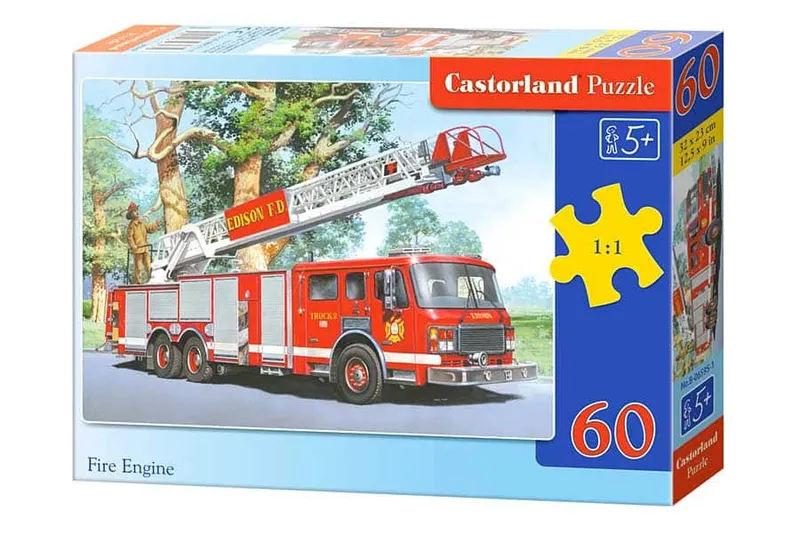 Castorland Pussel - Brandbil 60 Bitar