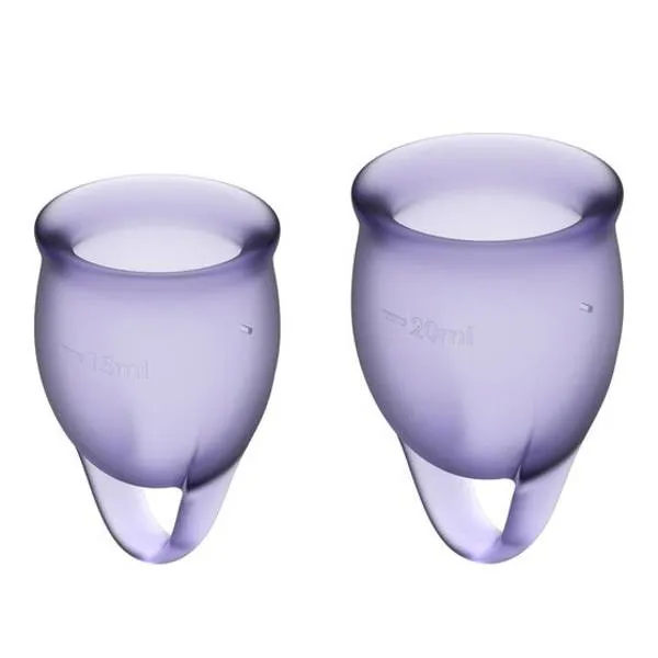 Satisfyer feel confident menstrual cup lila 1 styck