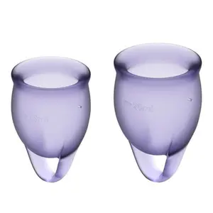 Satisfyer feel confident menstrual cup lila 1 styck