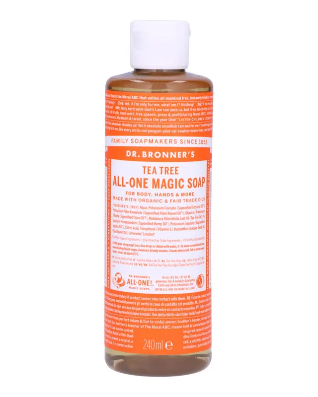 Dr.Bronner’s Pure Castile Liquid Soap Tea Tree 240 ml