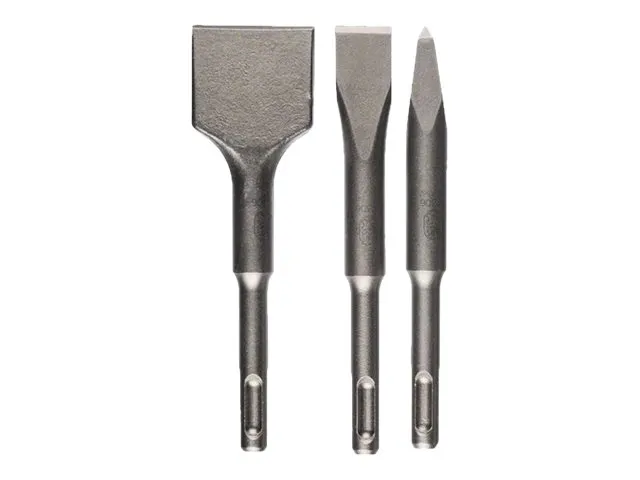 Bosch 3-delars stubbmejselsats, SDS plus 140; 140×20;140×40 mm