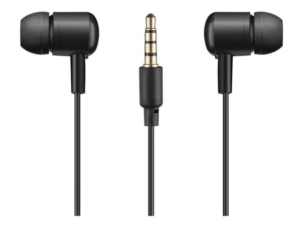 Svart trådbunden hörlur - Sandberg - Mini-jack 3,5 mm - Frekvensrespons 20 - 20000 Hz