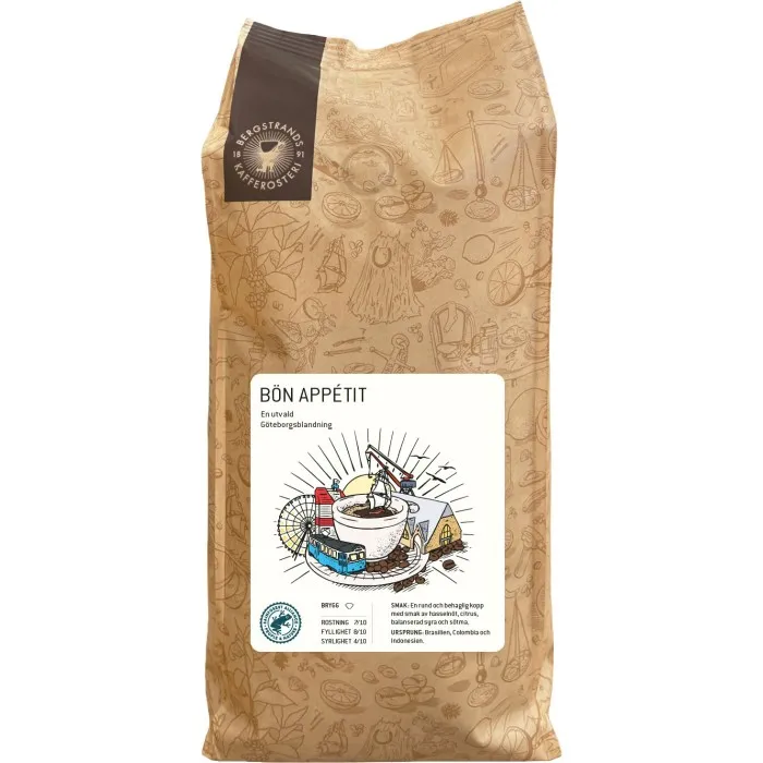 Bergstrands Bön Appétit Kaffebönor 1kg