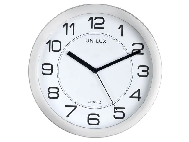 Väggklocka Unilux Attraction grå – diameter: 22 cm