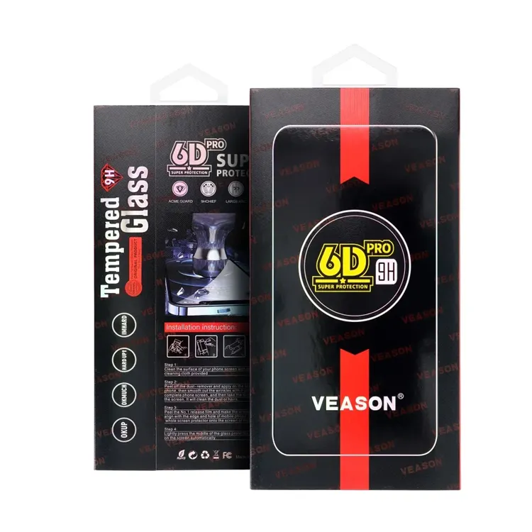 Veason Xiaomi 13T/13T Pro Härdat glas Skärmskydd 6D Pro – Svart