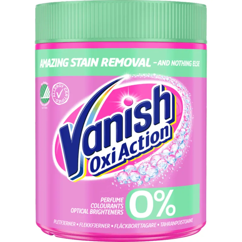 Vanish 0% Fläckborttagning Pulver 440 g