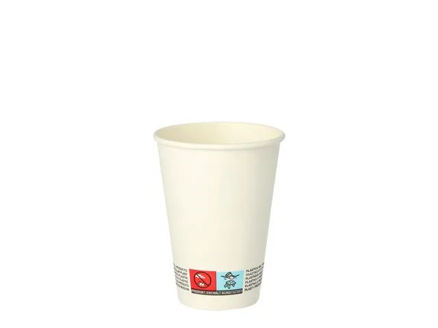 Pappersbägare PAPSTAR 180ml vit (50)