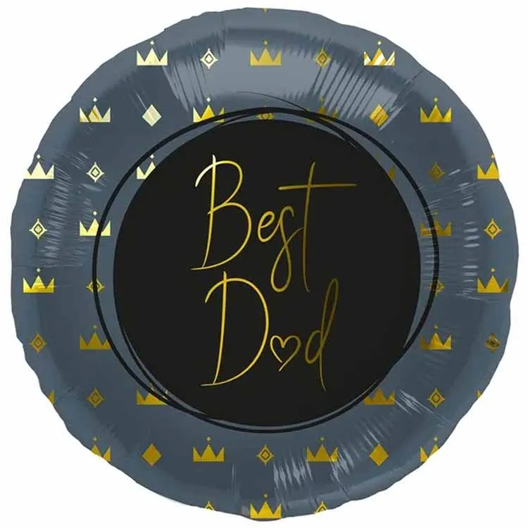 Folieballong Best Dad blå 45 cm