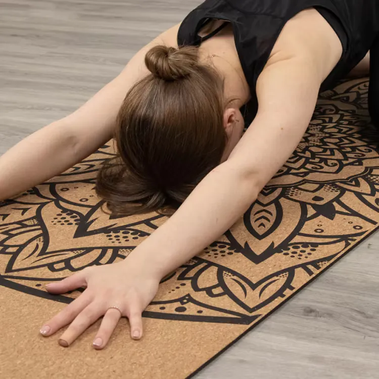 Yogamatta Kork Mandala XL (Extra stor)