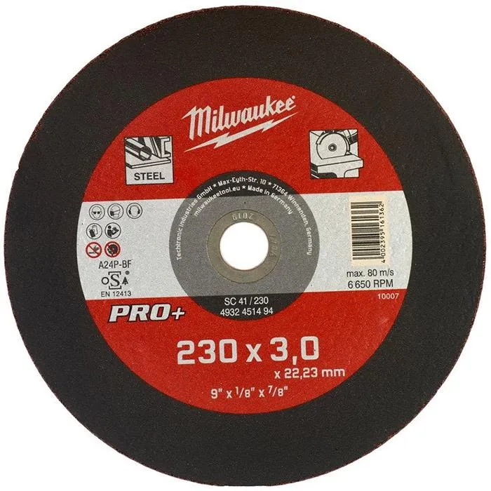 Milwaukee SCS 41 PRO+ Kapskiva 230×3 mm
