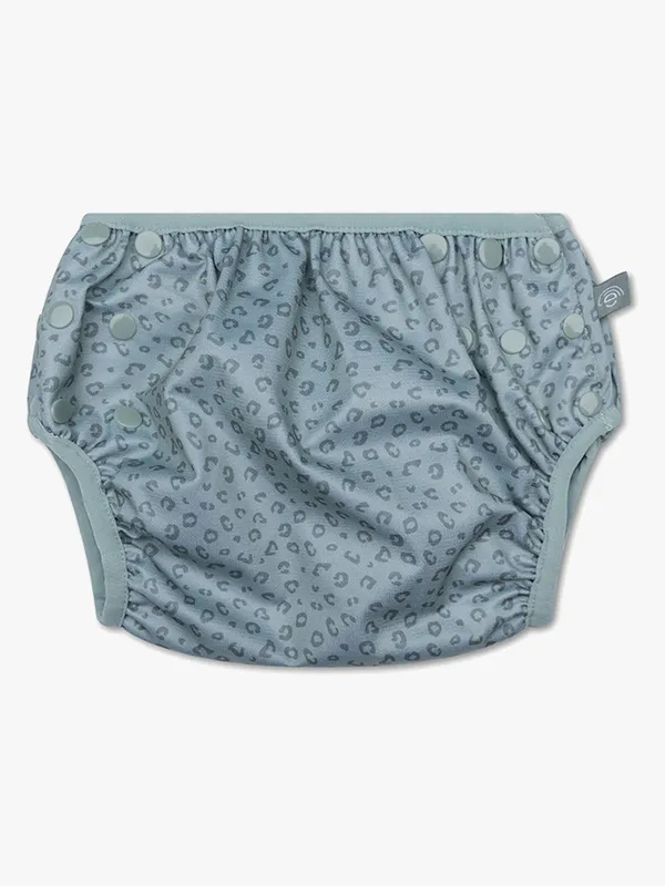 Swim Essentials Badblöja 0-3 År, Green Leopard