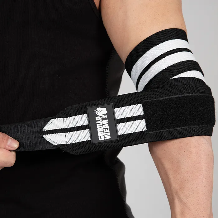 Armbågsskydd Wraps Svart/Vit 1,2 m