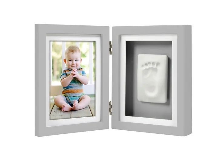 Babyprints Ram Dubbel Ledad Grå, Pearhead