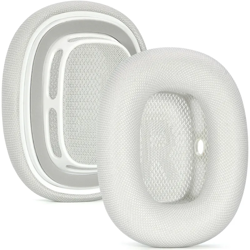 Öronkuddar för AirPods Max – Apple Tyg & Silikon Silver